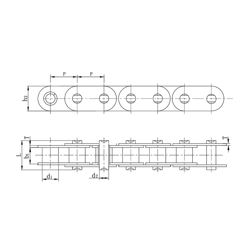 Odolnost proti nárazu přizpůsobitelné rozvodové řetězy automobilových motorů