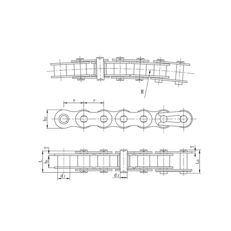 Stabilní výkon a odolné boční řetězy