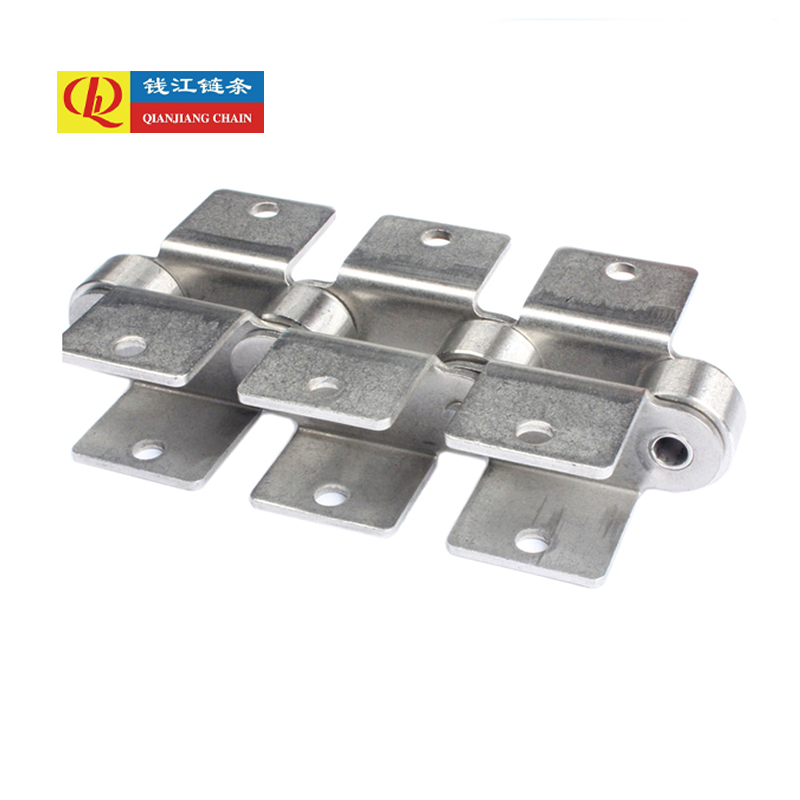 Nerezové nástavce dopravníkových řetězů s dvojitou roztečí