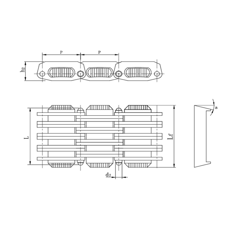 PIV řetězy s plynulou regulací otáček s posuvnými listy