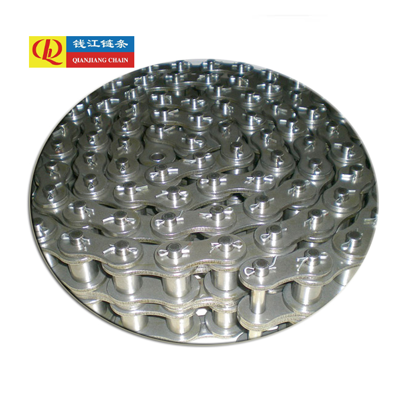 Přesné válečkové řetězy vroubkovaného typu s krátkou roztečí ( řada A )