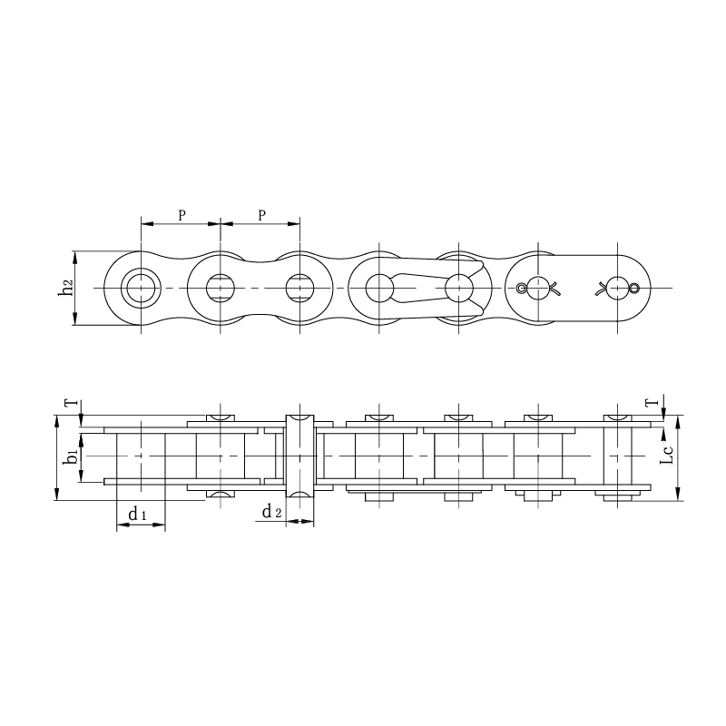 Standardní řetězy pro motocykly