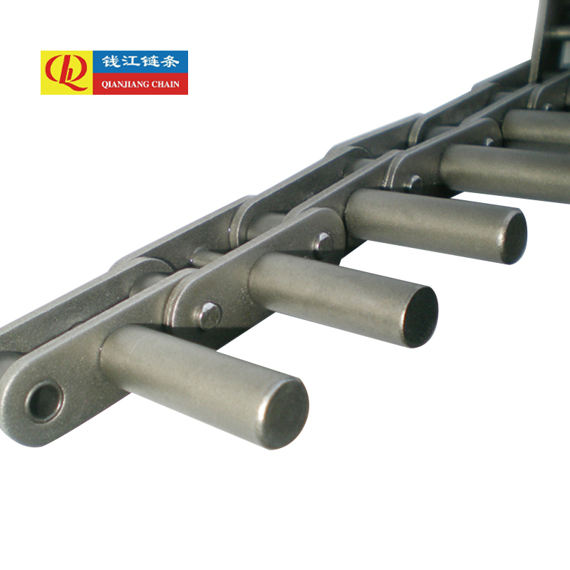 Dopravní řetězy s dvojitou roztečí s prodlouženými čepy